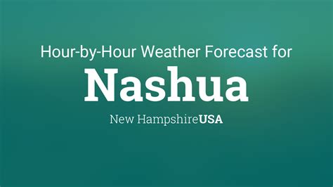 Nashua nh weather hourly - Hourly Local Weather Forecast, weather conditions, precipitation, dew point, humidity, wind from Weather.com and The Weather Channel